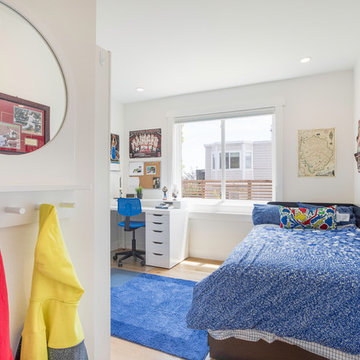 2 Floors to 3—A Space for Parents, Growing Boys and a Baby Girl