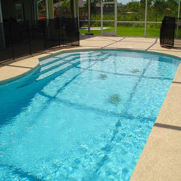 Pools, before and after Aquaguard 5000