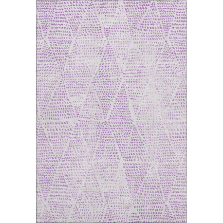 Premium Machine Washable Mayfield AMF591 Purple 9' x 12' Rug