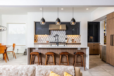 Inspiration for a 1960s kitchen remodel in Other