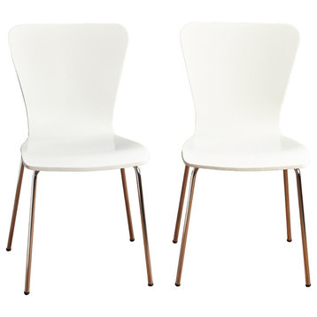 Pisa Bentwood Chair, White