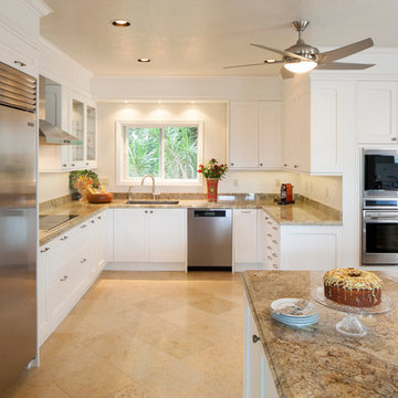 White Traditional Kitchen