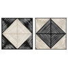 Uttermost Seeing Double Rope Wall Squares, Set of 2