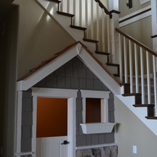 under stairs