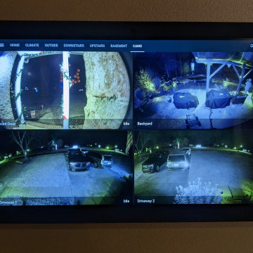 Custom security system and home automation