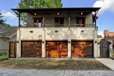 Trendy exterior home photo in Houston