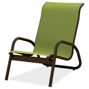 Gardenella Sling Stacking Poolside Chair, Textured Kona, Lime