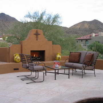 Contemporary Southwest Fireplace