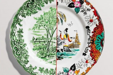 "Ipazia" Dinner Plate - Hybrid Collection by Seletti