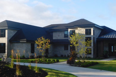 Example of a trendy exterior home design in Other