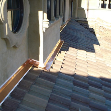 Copper flashing