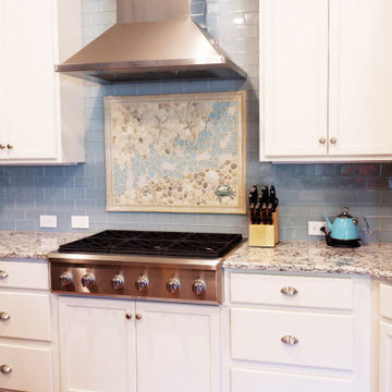 A wide angle look at this kitchen!