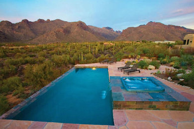 Inspiration for a southwestern pool remodel in Phoenix
