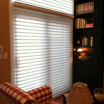 Hunter Douglas Silhouette Shades in Living Room
