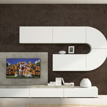 Modern Wall Unit Velvet 119 by Artigian Mobili Italy - $3,625.00