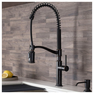 Kraus KPF-1683 Sellette 1.8 GPM 1 Hole Pre-Rinse Pull Down - Oil Rubbed Bronze