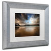 Philippe Sainte-Laudy 'Ramberg Beach' Art, Silver Frame, 11"x14", White Matte