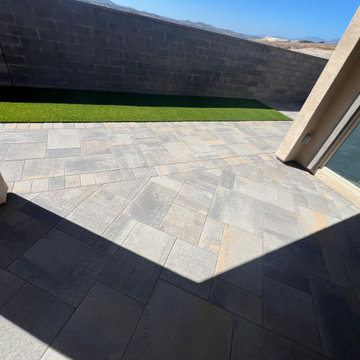 45 degree pavers design