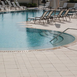 Tumbled Pearl Marble Pool Deck - Products