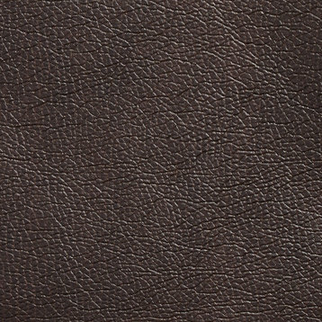 Chocolate Brown Breathable Leather Look And Feel Upholstery By The Yard