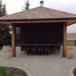 Motorized Screen Enclosure with Storm Door - Products
