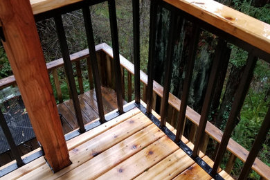 Custom Floating Cedar Deck