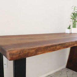 Live Edge Waterfall Desk - Desks And Hutches