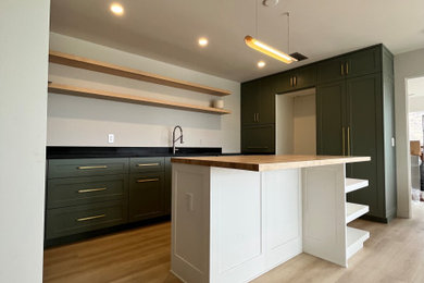Inspiration for a transitional kitchen remodel in Other