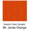 Hand Painted "Boo. Halloween" Doormat, Mr. Jones Orange