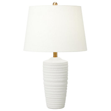 Waveland One Light Table Lamp, Porous White