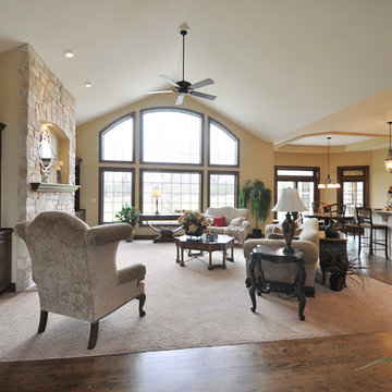 Open concept living area