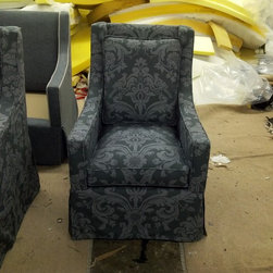 Clara Print Chair - Armchairs And Accent Chairs