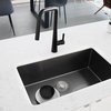 STYLISH 30 inch Graphite Black Single Bowl Undermount Stainless Steel Kitchen Si