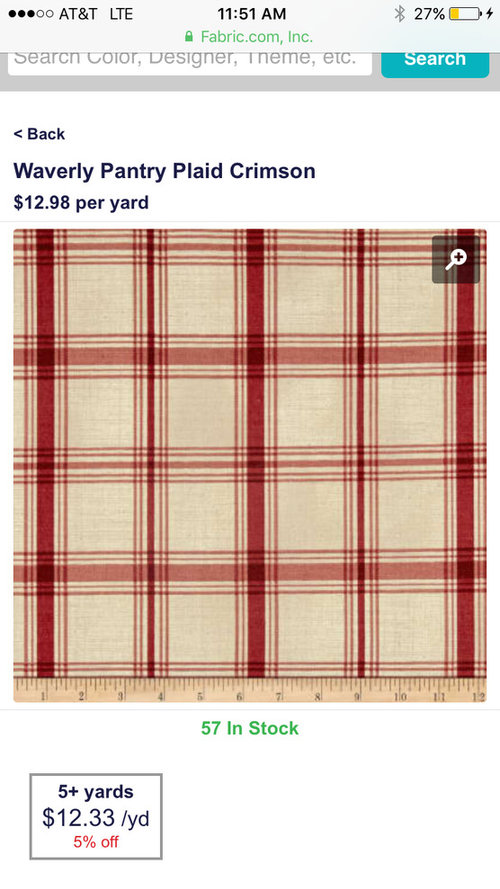 Help With Valance Will Plaid Work