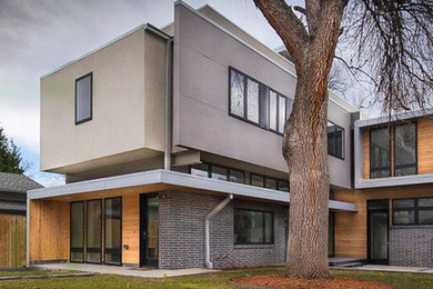 Inspiration for a modern exterior home remodel in Denver