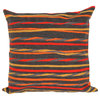 Twist Stripe Grey Pillow - 20" SQ