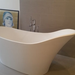 Freistehende Mineralguss-Badewanne - Napoli - B&auml;dermax - 浴槽