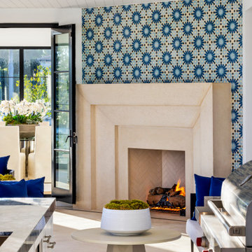 Vertical Luxury Fireplace Details