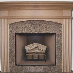 Arched Sandringham Wood Fireplace Mantel - Fireplace Mantels