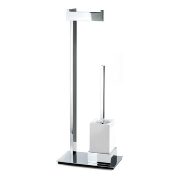 Designer Toilet Brushes and Holder Set