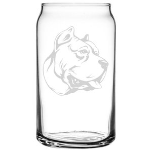 Saarloos Wolfdog Dog Themed Etched All Purpose 16oz Libbey Pint Glass 