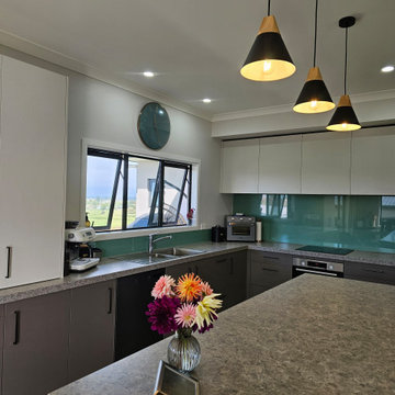 Hamilton Project | Reflections Splashback in Sage Green