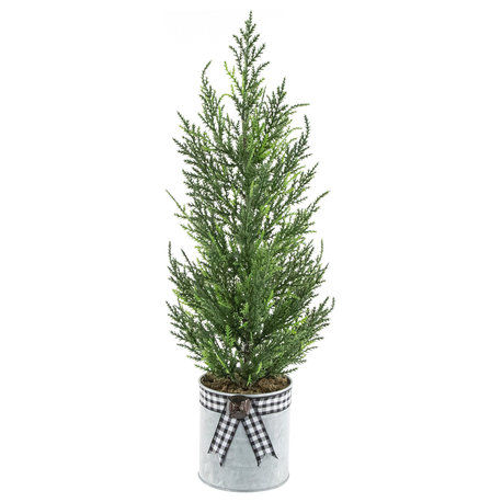 18.5" Artifical Cypress Christmas Tree  Unlit