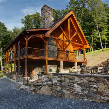 Log Cabin Living with Extreme Outdoor Living Area