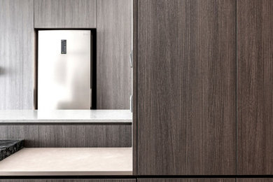 Example of a minimalist closet design in Singapore