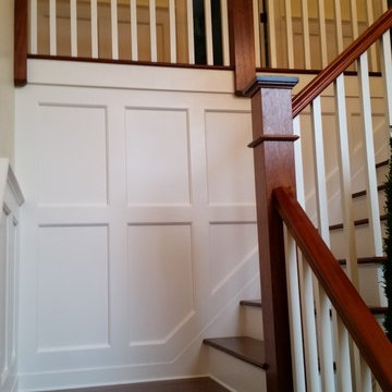 Foyer Paneling and Railings