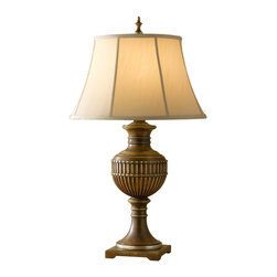 Murray Feiss - Silver Leaf Sienna Table Lamp set of 2 - Lamp Sets