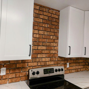Thin Brick Kitchen Backsplash