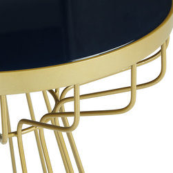John Lewis - John Lewis Havana Glass-Top Side Table, - Coffee Tables
