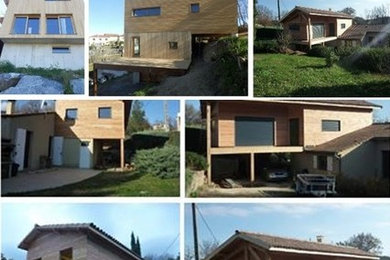 Maison et extension ossature bois Isère Drome